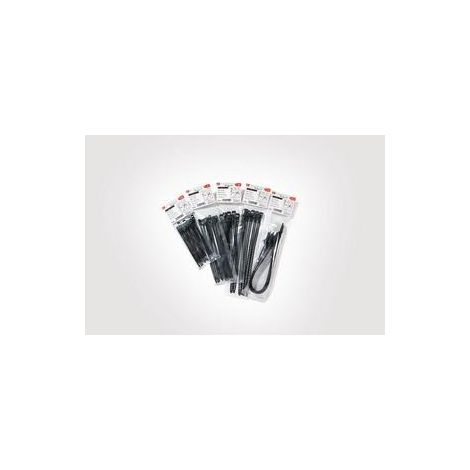 HellermannTyton SOFTFIX® bridas reabribles negras 260 mm