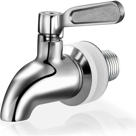 Edelstahl-Zapfhahn – 1 Stück – Getränkespender – Wasser, Wein, Bier – Fass/Keg (1/5)