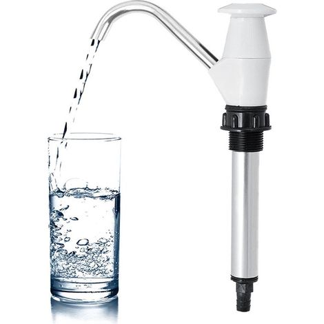 Manuelle Wasserpumpe 1 Stück Handpumpe mit Saugheber Tragbare Handpumpe Wasserpumpe Spülhahn Doppeltwirkende Wasserpumpe für Wohnwagen, Wohnmobil (1/5)