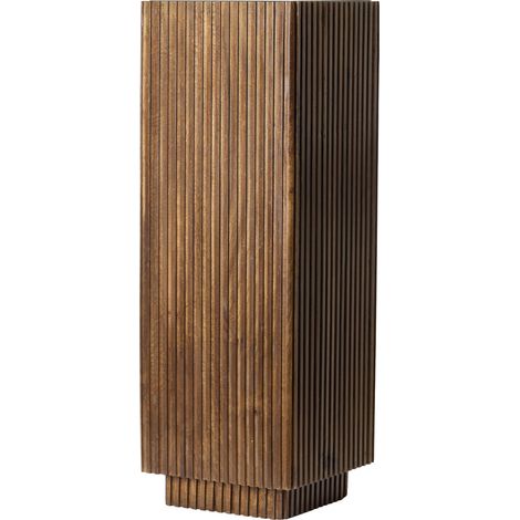 Colonna in legno GATURA di Light & Living in marrone scuro con