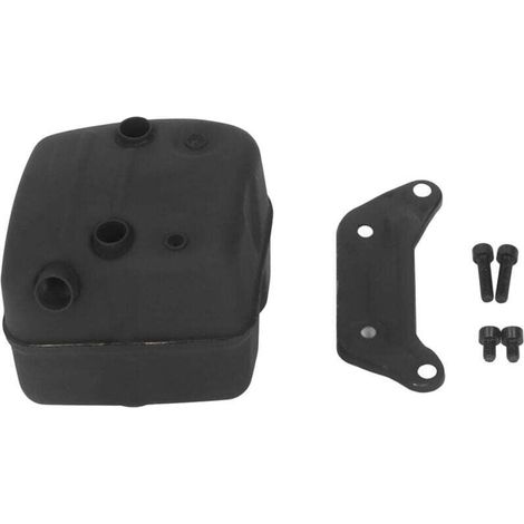 Kit d'échappement de silencieux, silencieux d'échappement de tronçonneuse avec joint pour Husqvarna 385 390 372 371 365 362 503765301 544029501 (1/4)