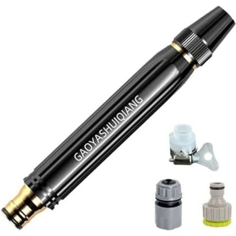 Buse de tuyau d'arrosage haute pression Arroseur portable et réglable pour jardin, la maison, l'extérieur, pelouse, cour, l'arrosage des - (1/5)