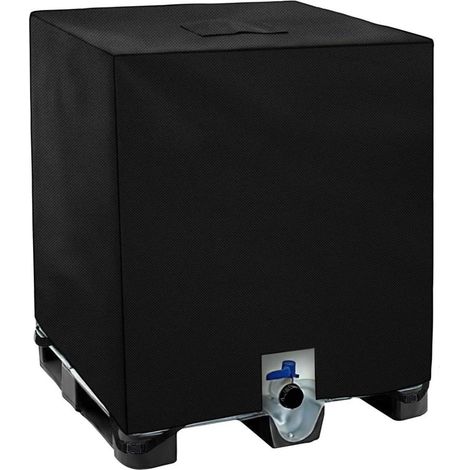 Dokon IBC Tank Abdeckung 1000L Container Schutzhülle Schwarz 420D Oxford (1/5)