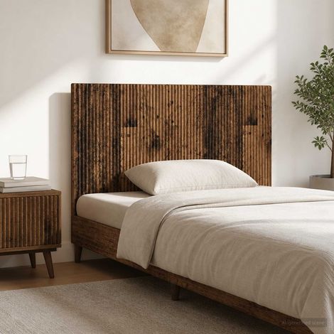 vidaXL Cabecero montada en la pared ARNHEM Madera envejecida (1/5)