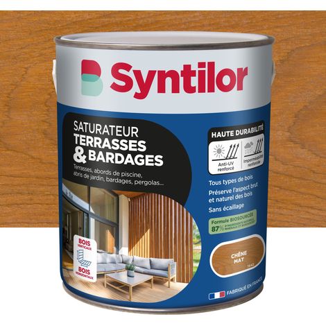 Saturateur Terrasses Et Bardages Syntilor Biosourcé 2,5L Chêne Mat (1/3)