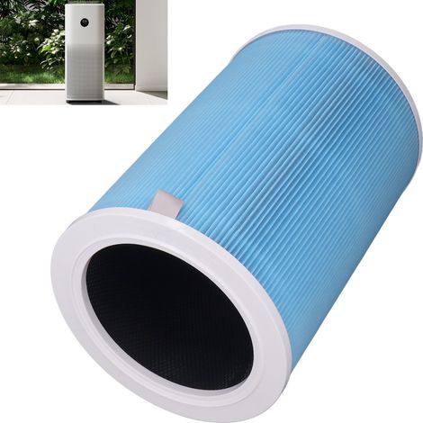 Blauer Filter für Xiaomi Luftreiniger, kompatibel mit PM2.5-Filtern von Xiaomi Luftreinigern, geeignet für Xiaomi Modelle der 1./2./3./4. Generation/2S/PRO, zur Beseitigung von Feinstaub mittels RFID- (1/5)