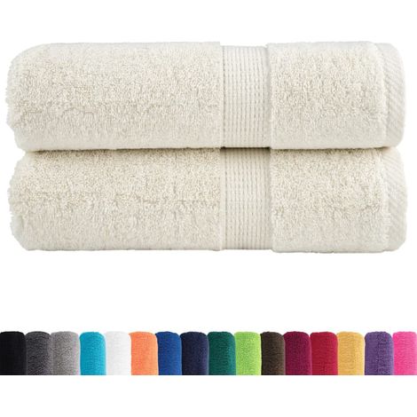 Serviettes d'invité de qualité supérieure SOLUND 2 pcs crème