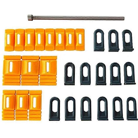 Kit d'outils de réparation pour carrosserie : débosseleur, extracteur, poignée, levier, colle sans peinture, languettes. (1/5)