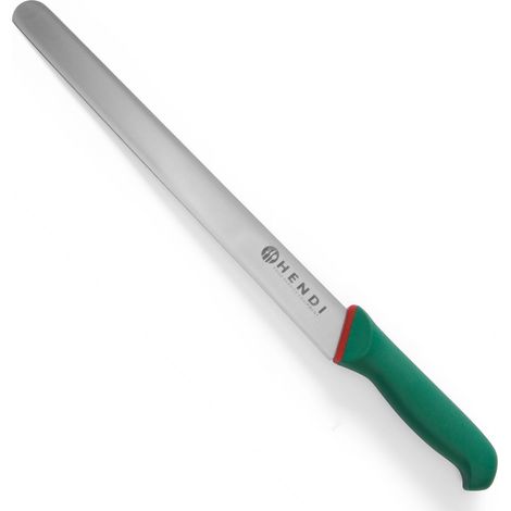 Cuchillo para jamón y salmón Green Line, longitud 415 mm - Hendi 843918