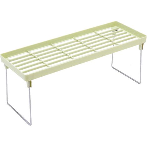 Etagère Libre-Service - Support de Rangement pour Cuisine et Salle de Bain - 40 x 14 x 14,5 cm - PP et Acier Inoxydable - 1 Unité (1/5)