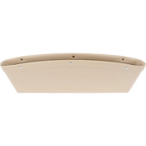 (beige 1 pièce) Lot de 2 cache-sièges en cuir PU de qualité supérieure, organisateur de console centrale, organisateur de poche pour BMW E46, Ford Focus 2 et BMW E90 (1/5)