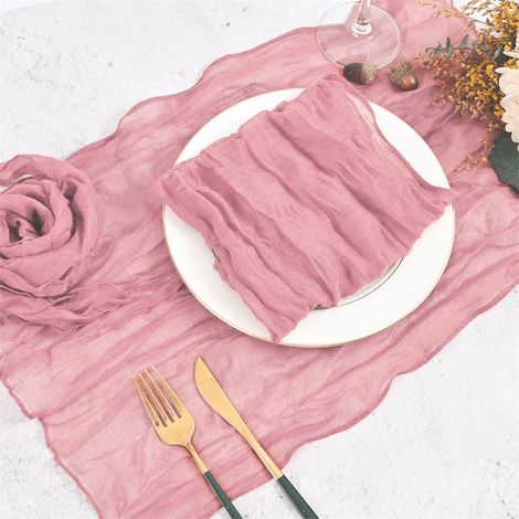 Serviette En Tissu - 50 x 50 cm - Coton Doux - Finitions Ourlées - Pour Mariage Fête Maison Restaurant - Lot De 6 (1/5)
