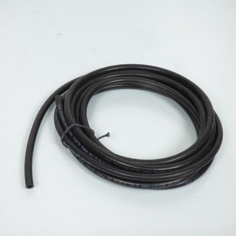 Durite essence 5x10.5mm x 5m noire renforcée spécial hydrocarbure (1/2)