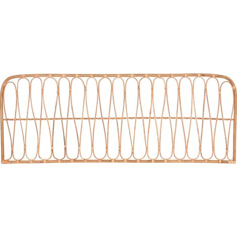 Tête de lit chic en bambou pour une ambiance exotique - Beige naturel (1/4)