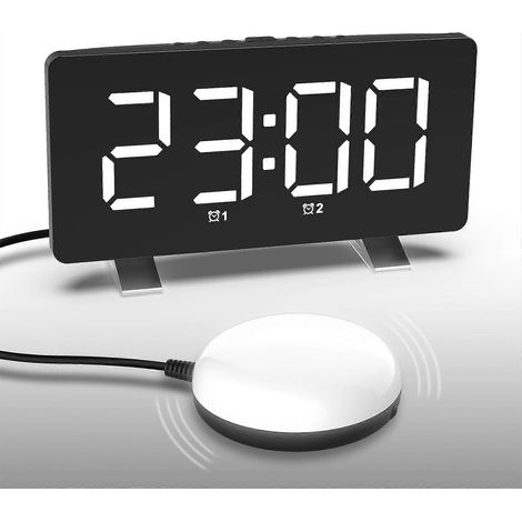 Digitaler Vibrationswecker mit Nacht- und Tageslicht, ideales Geschenk für Kinder