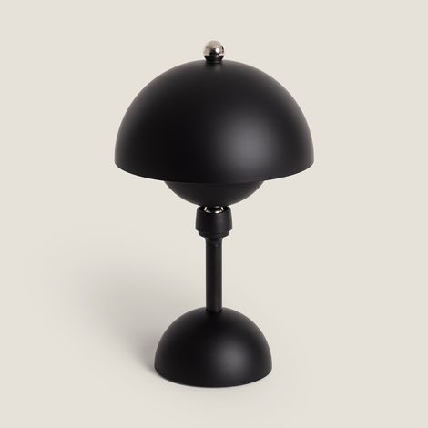 LED-Tischlampe 5W Tragbar mit wiederaufladbarem USB-Akku Pauna Schwarz