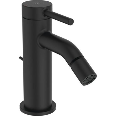 Ideal Standard Ceraline Nuovo - Bidetarmatur mit Ablaufventil, Seidenschwarz BD765XG (1/4)