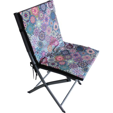Coussin imperméable pour chaise TIP avec dossier 80x40 cm Valencia (1/5)