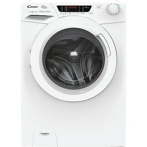 Candy Ultra Hygiene Ultra, Lavatrice Carica Frontale 9 KG, 10% più efficente della classe A, 1200 giri, Bianco, Inverter, Wi-Fi, Ciclo Igiene, HE 1294TWM6/1-S. Tipo di carica: Caricamento frontale....