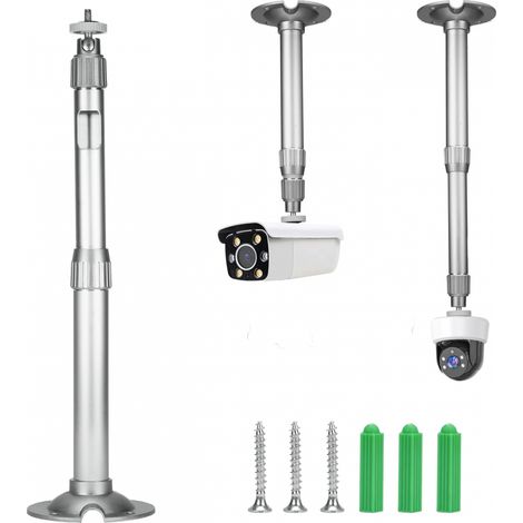 Telescopique Support Camera Murale Caméra Extérieur Surveillance de Fixation Extensible pour Babyphone Webcam Videopr 20-40cm 40cm (1/5)
