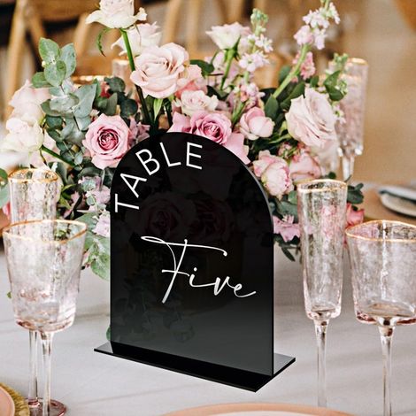 Lot de 10 panneaux contemporains en forme d'arche miroir pour mariage (1/5)