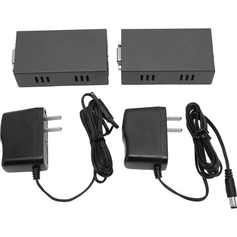 Extenseur VGA Haute Définition IEEE 568B 380MHz, répartiteur VGA pour extension vidéo, adaptateur 100V-240V avec prise US (1/5)