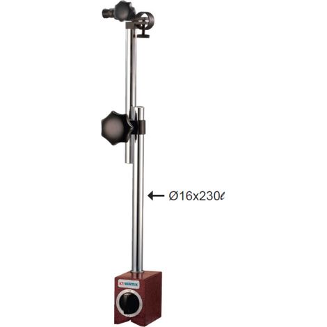 Ensemble bras long 230 mm et base magnétique 100 kg Vertex VMB-160