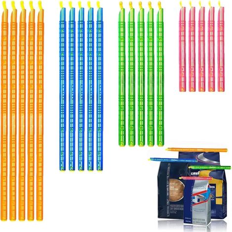 20 Stück Beutel Verschluss Klammern Snacks Lebensmittel Clips 4 Größen (1/5)