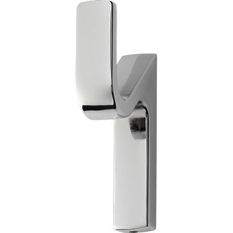 Garderobenhaken ANGOLO Höhe 76 mm x Breite 14 mm Chrom poliert aus Zinkdruckguss (1/4)