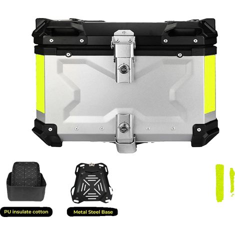 Coffre de rangement, Imperméable, Compatibilité universelle, 65L X Argent (1/2)