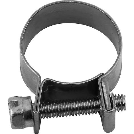 10 colliers de serrage Divers accessoire de portail, acier inoxydable 304, diamètre réglable 18-20 mm, pour tuyaux carburant et câbles (1/5)