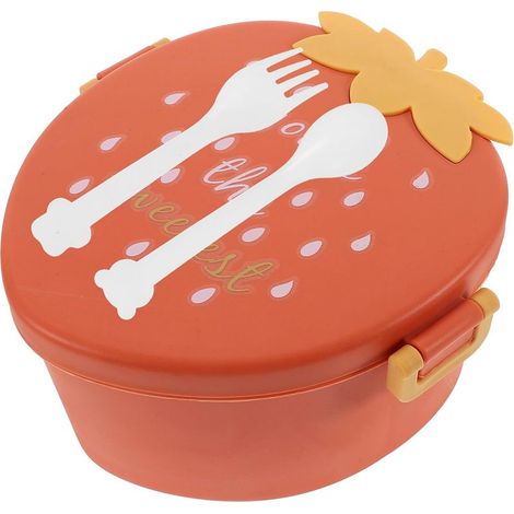 Boîte à bento iplusmile pour adultes, motif fraise original (1/5)