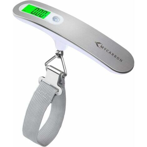 Luggage Scale Electronic Suitcase Portable Scale Max 50Kg/110Lb(LB,g,Oz,kg) Tare Function Locking Weight Battery Provided for Travel/Post/Shopping (1/5)