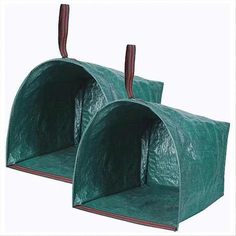 2 pièces de cour Waste Bags poussière jardin Waste Collection Bags Leaf Bags pour Collecting Fallen Leaves (1/5)