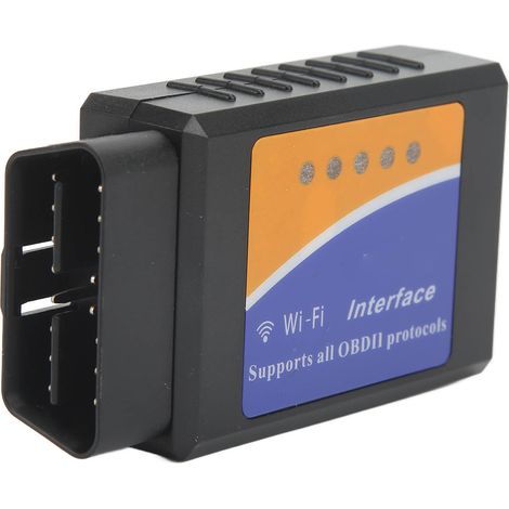 Interface de diagnostic automobile ELM327 Wifi USB OBD2 avec lecteur de codes et témoin de contrôle moteur pour véhicules compatibles OBDII (1/5)