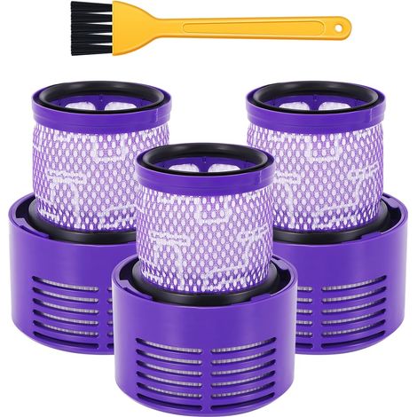 Lot de 3 filtres de rechange compatibles avec Dyson les aspirateurs V10 Cyclone Series Absolute Animal Motorhead Total Clean, SV12 (1/5)