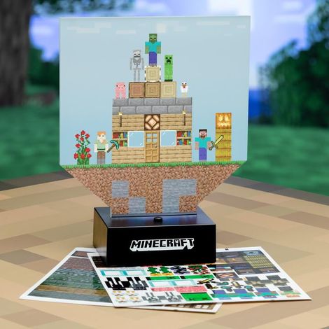 Costruisci una lampada livella con gli adesivi - Minecraft (1/5)