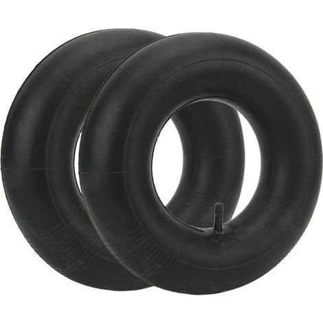 2 chambres à air 3.5/4.0-6 avec tige de valve droite TR13 pour brouettes, VTT, tondeuses à gazon (1/5)