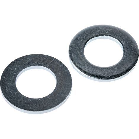 Rondelle plate, M20 (Form C), Acier, 21mm x 39mm, Galvanisé brillant ( Prix pour Sachet de 50 )