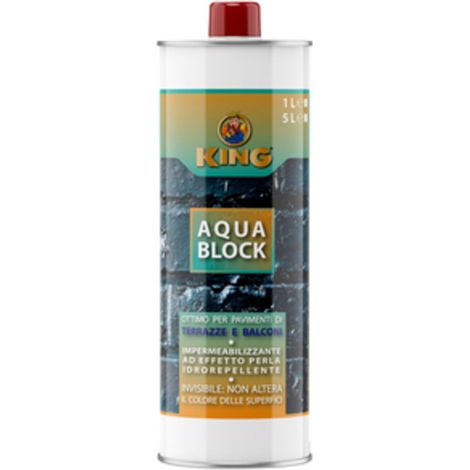 IMPERMEABILIZZANTE PER TERRAZZE AQUA BLOCK 1 L- 1,0 pz