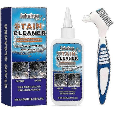 Gel détachant ménager, gel nettoyant détachant pour taches d'huile, nettoyant pour cuisine et salle de bain (1/4)
