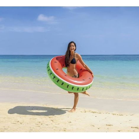Bouée gonflable - Bouée Pastèque - 120cm - Adulte - Rouge (1/4)