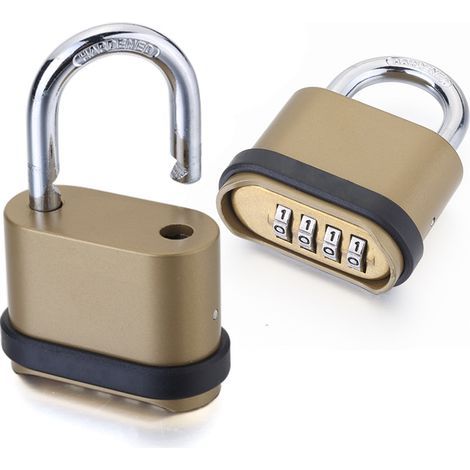 Cadenas à code compatible avec portail, abri de jardin (1/4)