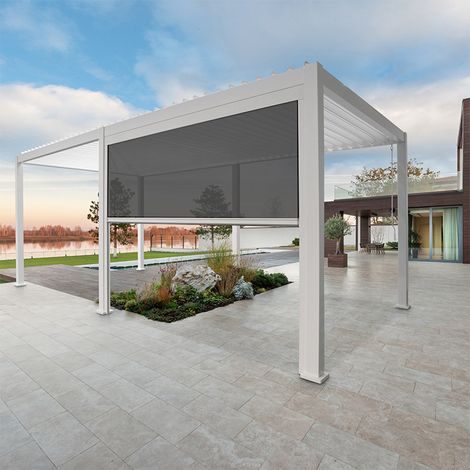 Tenda laterale OMBREA 4M - Bianco