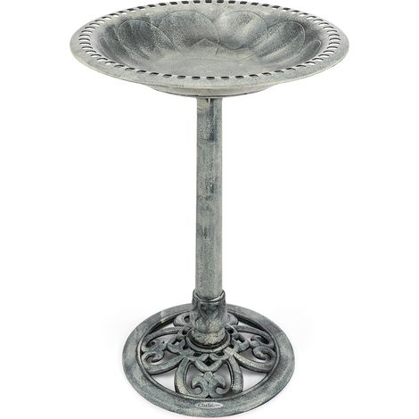 Resin Rustic Bird Bath