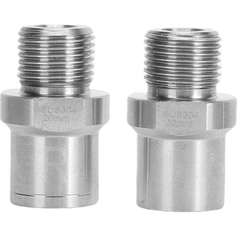 Pedalverlängerungsadapter (2 Stück) aus Aluminiumlegierung, 1/2 Zoll auf 9/16 Zoll Adapter für Fahrradkurbeln (1/5)