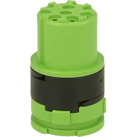 HUMMEL M16 Crimp-Kontakteinsatz Buchse Crimpanschluss, Polzahl 10-polig 160V, 8A, Farbe DESINA grün - 1 Stück (1/3)