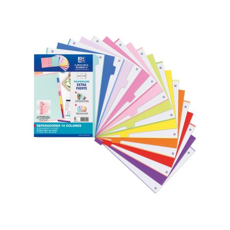 400159038 divisor Polipropileno (PP) Colores surtidos 10 pieza(s)