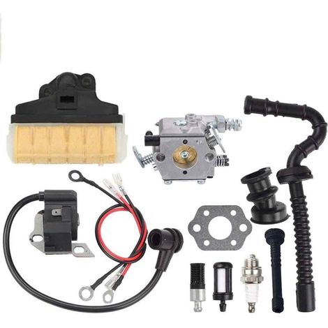 Carburateur - Pour Tronçonneuse MS210 MS230 MS250 021 023 025 - Remplacement Walbro WT-286 - Kit Complet avec Filtre à Air 11231601650 Bobine Bougie - 1 Pièce (1/5)