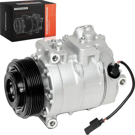 Compresseur de climatisation, Diamètre de poulie 72,2 mm, Tension nominale 12V, Réfrigérant R134a, Nombre de nervures 6, Quantité d'huile 160 ml (1/5)
